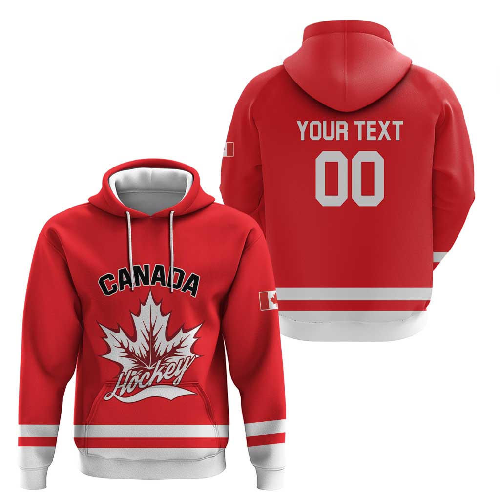 Custom Canada 2026 Hockey Hoodie Team Maple Leaf Red Version - Wonder Print Shop