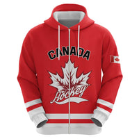 Custom Canada 2026 Hockey Hoodie Team Maple Leaf Red Version - Wonder Print Shop