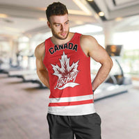 Custom Canada 2026 Hockey Men Tank Top Team Maple Leaf Red Version - Wonder Print Shop