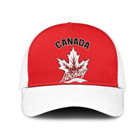 Canada 2026 Hockey Mesh Trucker Cap Team Maple Leaf Red Version - Wonder Print Shop