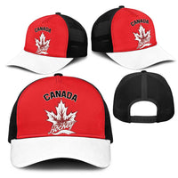 Canada 2026 Hockey Mesh Trucker Cap Team Maple Leaf Red Version - Wonder Print Shop