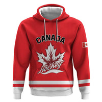 Custom Canada 2026 Hockey Zip Hoodie Team Maple Leaf Red Version - Wonder Print Shop