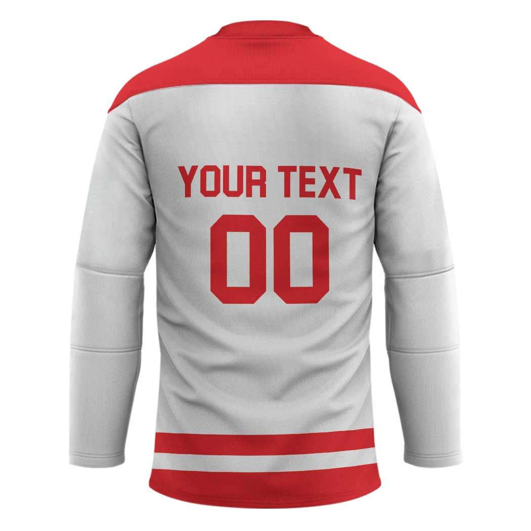 Custom Canada 2026 Hockey Hockey Jersey Team Maple Leaf White Version - Wonder Print Shop