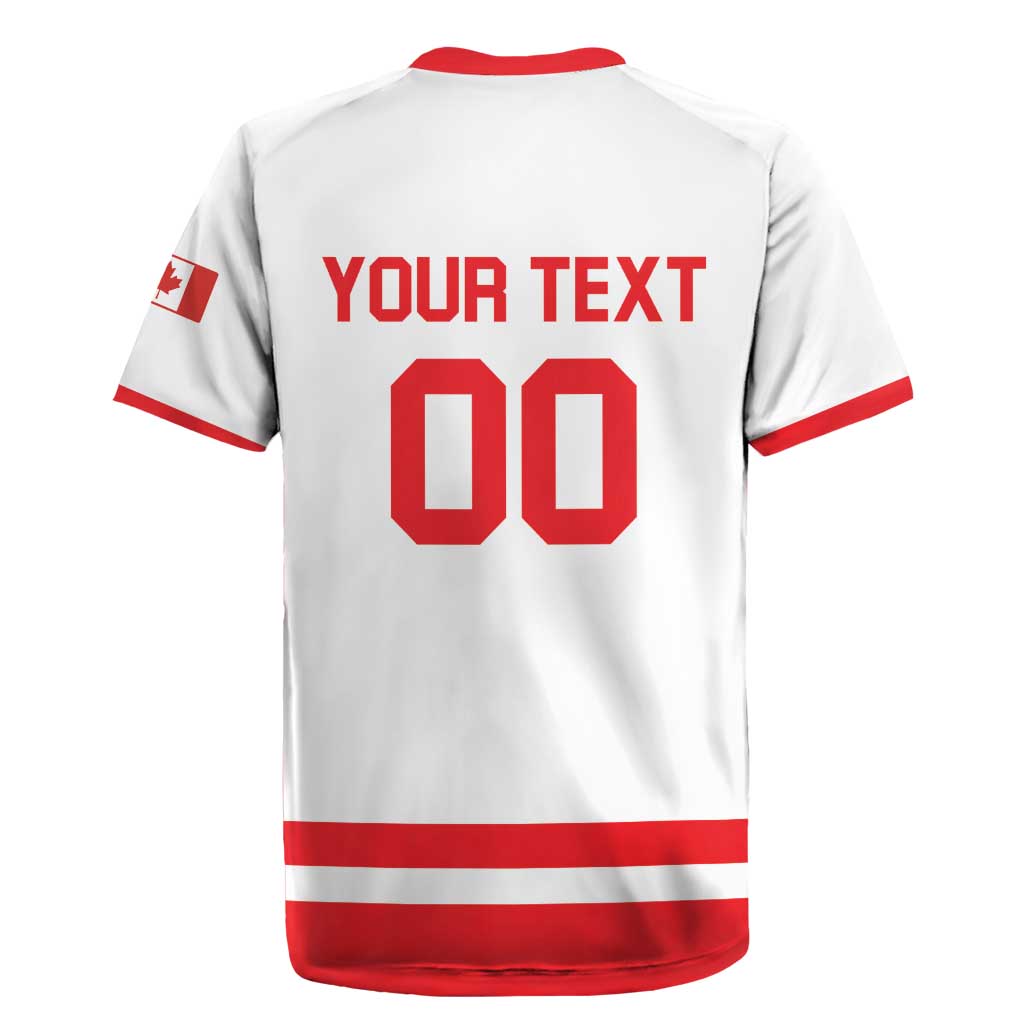 Custom Canada 2026 Hockey Rugby Jersey Team Maple Leaf White Version - Wonder Print Shop
