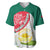 Bangladesh Independence Day Baseball Jersey Royal Bengal Tiger With Water Lily - Wonder Print Shop