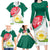 Bangladesh Independence Day Family Matching Long Sleeve Bodycon Dress and Hawaiian Shirt Royal Bengal Tiger With Water Lily - Wonder Print Shop