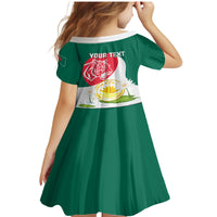 Bangladesh Independence Day Family Matching Mermaid Dress and Hawaiian Shirt Royal Bengal Tiger With Water Lily - Wonder Print Shop