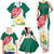 Bangladesh Independence Day Family Matching Tank Maxi Dress and Hawaiian Shirt Royal Bengal Tiger With Water Lily