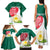 Bangladesh Independence Day Family Matching Tank Maxi Dress and Hawaiian Shirt Royal Bengal Tiger With Water Lily