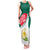Bangladesh Independence Day Family Matching Tank Maxi Dress and Hawaiian Shirt Royal Bengal Tiger With Water Lily - Wonder Print Shop