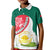 Bangladesh Independence Day Kid Polo Shirt Royal Bengal Tiger With Water Lily