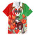 Iran Republic Day Hawaiian Shirt Asiatic Lion With Tulip Flower - Wonder Print Shop