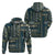Persian Patchwork Pattern Zip Hoodie Unique Blue - Wonder Print Shop