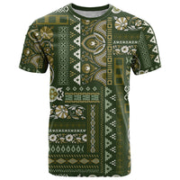 Persian Patchwork Pattern T Shirt Unique Green - Wonder Print Shop