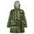 Persian Patchwork Pattern Wearable Blanket Hoodie Unique Green - Wonder Print Shop