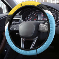Saint Lucia Independence Day Steering Wheel Cover Tropical Amazona Versicolor - Wonder Print Shop