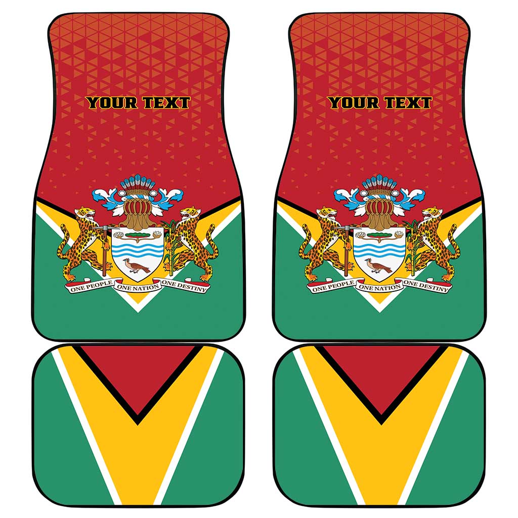 Guyana 55th Republic Anniversary Car Mats Flag Style