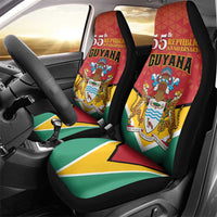 Guyana 55th Republic Anniversary Car Seat Cover Flag Style
