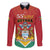 Personalized Guyana 55th Republic Anniversary Family Matching Short Sleeve Bodycon Dress and Hawaiian Shirt Flag Style