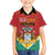 Personalized Guyana 55th Republic Anniversary Family Matching Short Sleeve Bodycon Dress and Hawaiian Shirt Flag Style