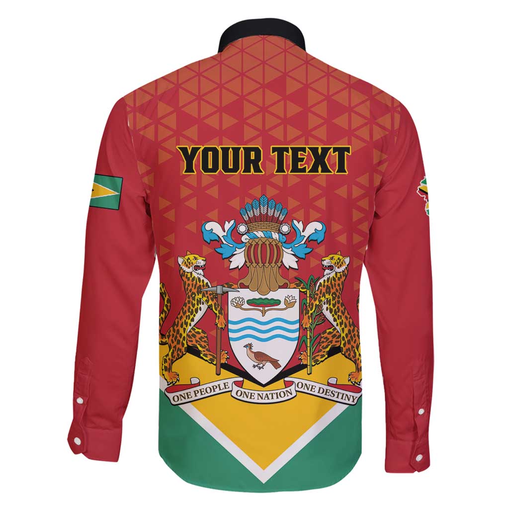 Personalized Guyana 55th Republic Anniversary Family Matching Summer Maxi Dress and Hawaiian Shirt Flag Style