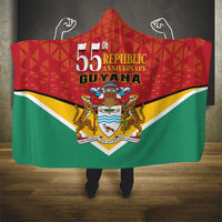 Guyana 55th Republic Anniversary Hooded Blanket Flag Style