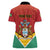 Personalized Guyana 55th Republic Anniversary Women Polo Shirt Flag Style - Wonder Print Shop