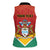Personalized Guyana 55th Republic Anniversary Women Sleeveless Polo Shirt Flag Style - Wonder Print Shop
