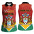 Personalized Guyana 55th Republic Anniversary Women Sleeveless Polo Shirt Flag Style - Wonder Print Shop