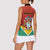 Personalized Guyana 55th Republic Anniversary Women Sleeveless Polo Shirt Flag Style - Wonder Print Shop