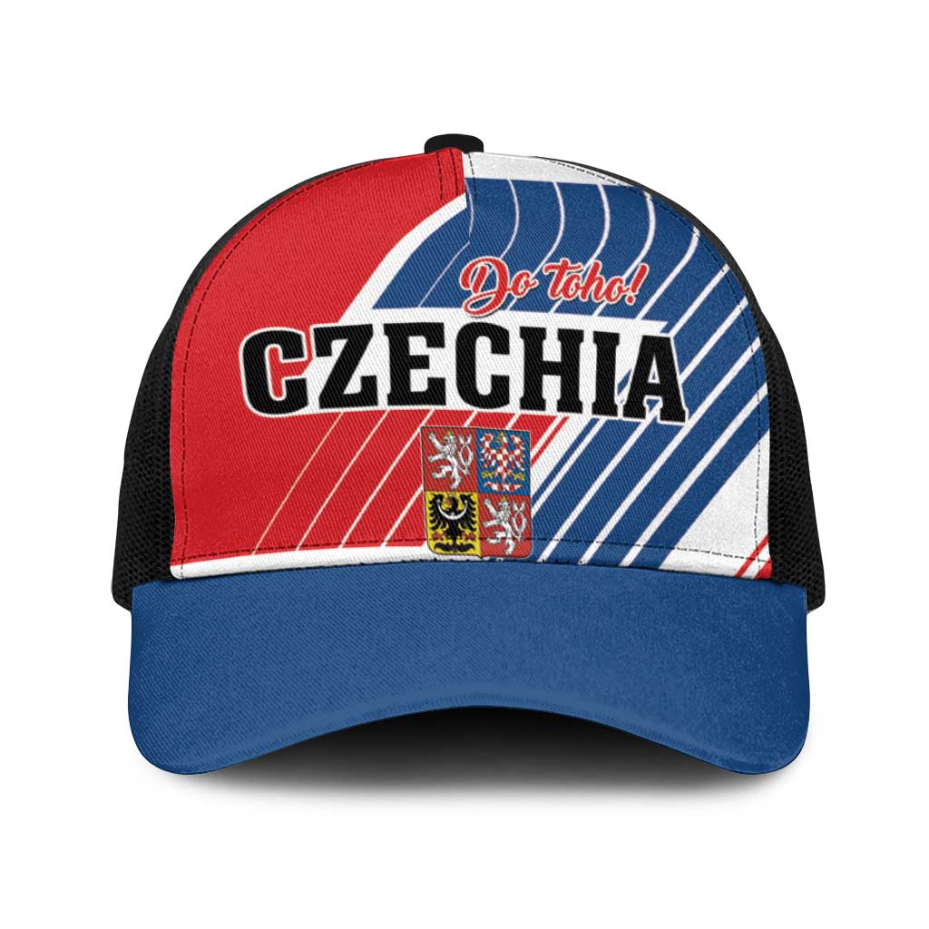 Hockey 2026 Czech Republic Baseball Net Cap Team Czechia Go Champions