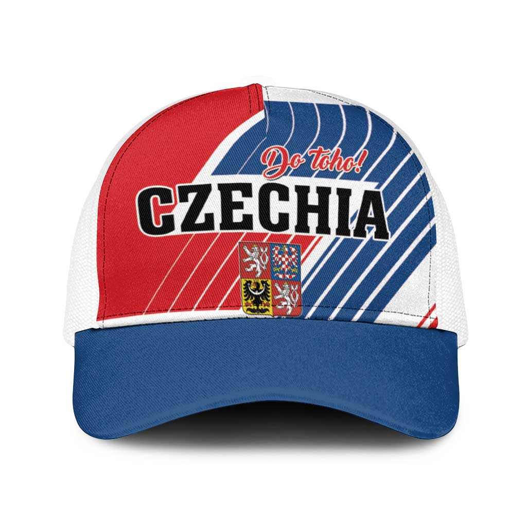Hockey 2026 Czech Republic Baseball Net Cap Team Czechia Go Champions