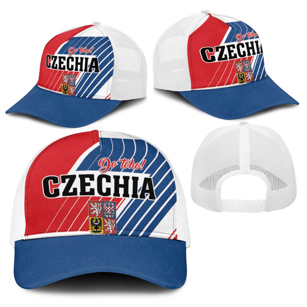 Hockey 2026 Czech Republic Baseball Net Cap Team Czechia Go Champions