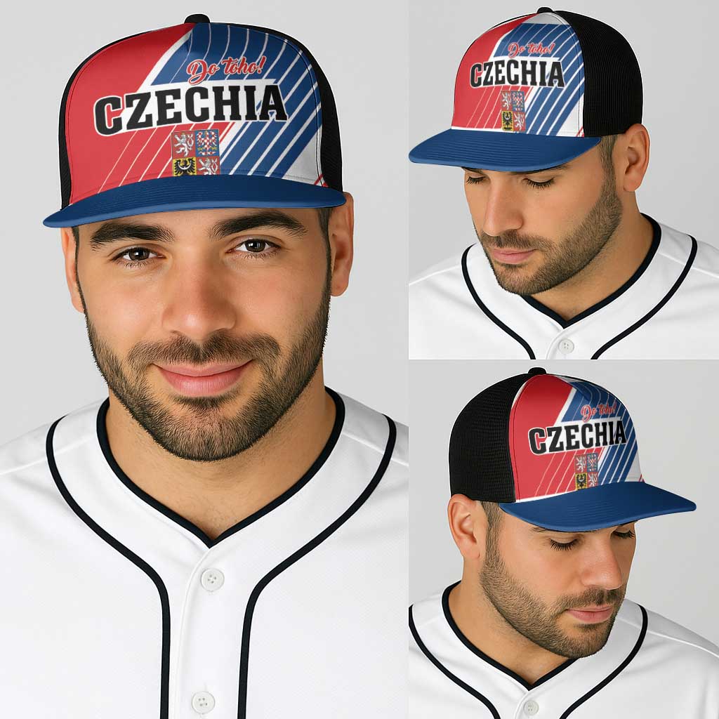 Hockey 2026 Czech Republic Baseball Net Cap Team Czechia Go Champions