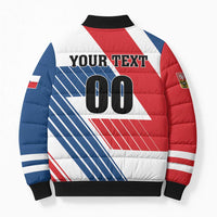 Custom Hockey 2026 Czech Republic Bomber Puffer Jacket Team Czechia Go Champions - Wonder Print Shop