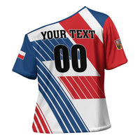 Custom Hockey 2026 Czech Republic Cross Shoulder Shirt Team Czechia Go Champions - Wonder Print Shop