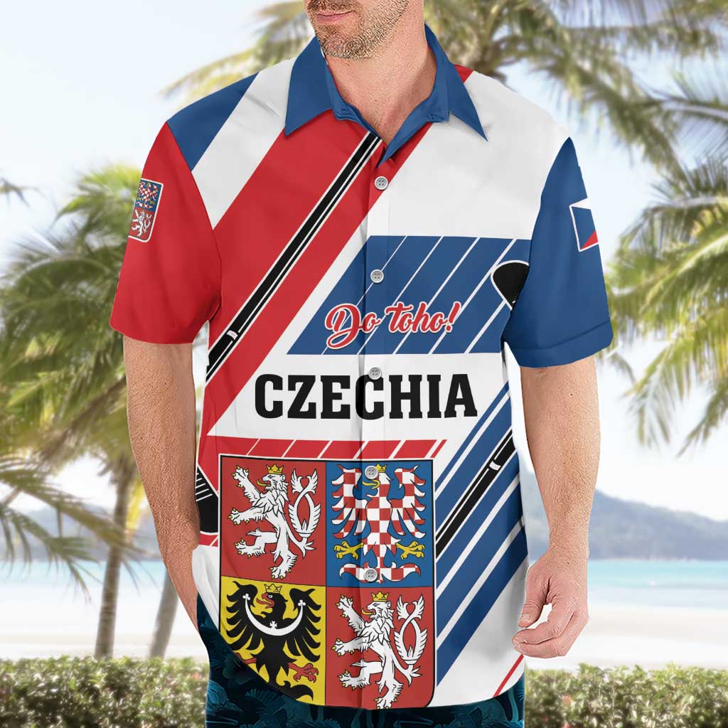 Custom Hockey 2026 Czech Republic Hawaiian Shirt Team Czechia Go Champions - Wonder Print Shop