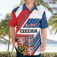 Custom Hockey 2026 Czech Republic Hawaiian Shirt Team Czechia Go Champions - Wonder Print Shop