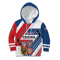 Custom Hockey 2026 Czech Republic Kid Hoodie Team Czechia Go Champions - Wonder Print Shop