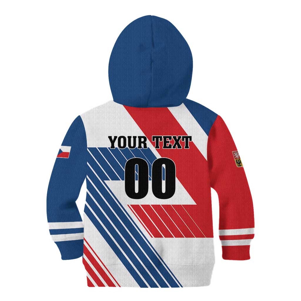 Custom Hockey 2026 Czech Republic Kid Hoodie Team Czechia Go Champions - Wonder Print Shop