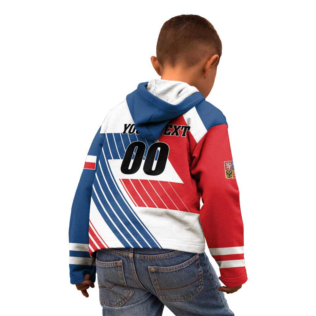 Custom Hockey 2026 Czech Republic Kid Hoodie Team Czechia Go Champions - Wonder Print Shop