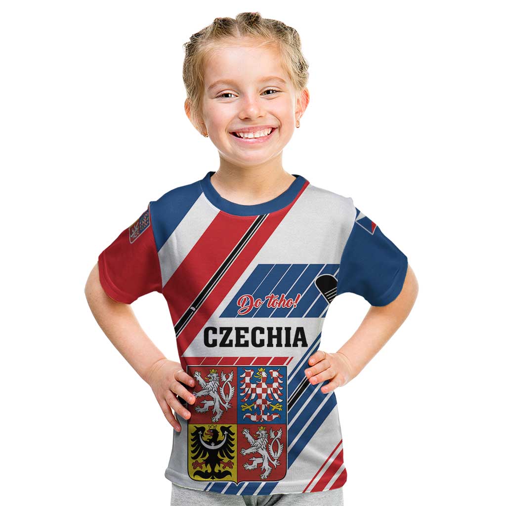Custom Hockey 2026 Czech Republic Kid T Shirt Team Czechia Go Champions - Wonder Print Shop