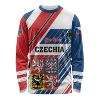 Custom Hockey 2026 Czech Republic Long Sleeve Shirt Team Czechia Go Champions - Wonder Print Shop