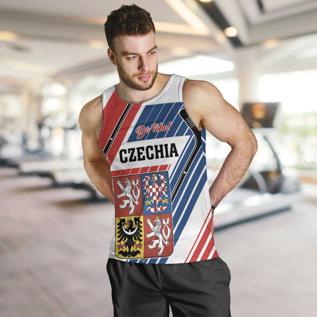 Custom Hockey 2026 Czech Republic Men Tank Top Team Czechia Go Champions - Wonder Print Shop