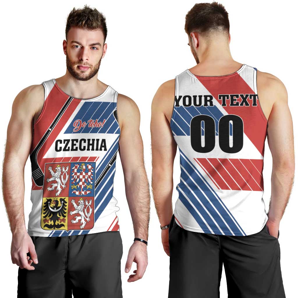 Custom Hockey 2026 Czech Republic Men Tank Top Team Czechia Go Champions - Wonder Print Shop