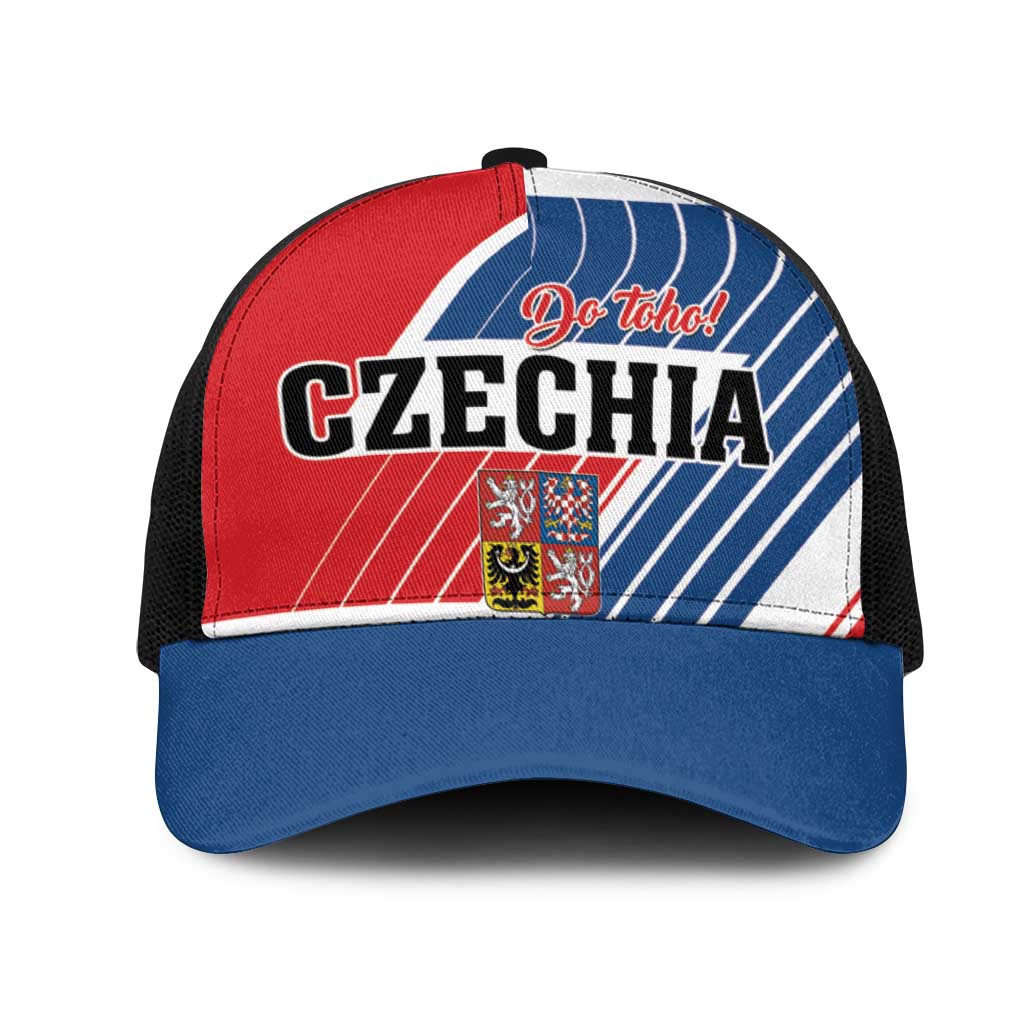 Hockey 2026 Czech Republic Mesh Trucker Cap Team Czechia Go Champions