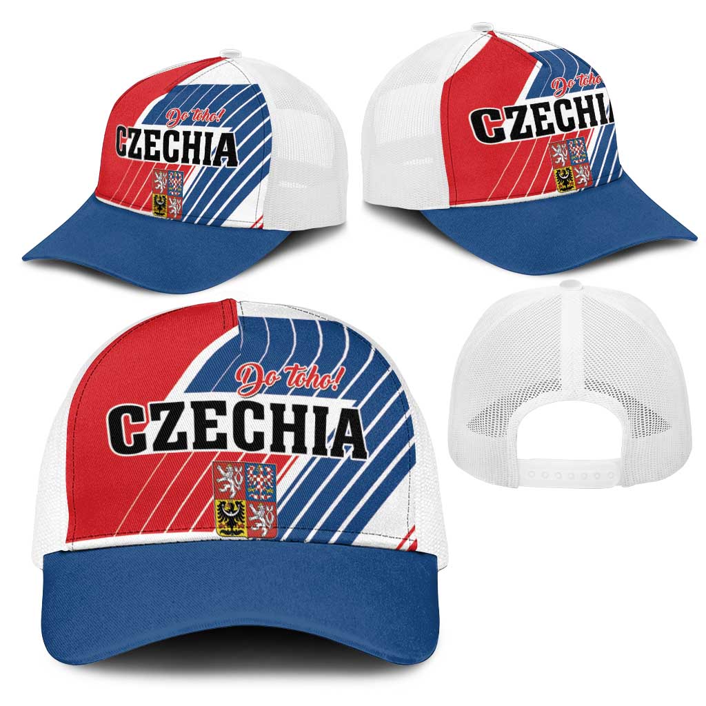 Hockey 2026 Czech Republic Mesh Trucker Cap Team Czechia Go Champions