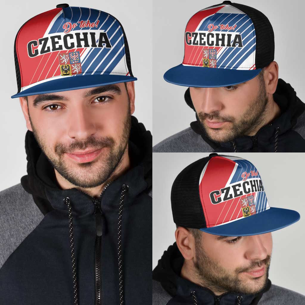 Hockey 2026 Czech Republic Mesh Trucker Cap Team Czechia Go Champions