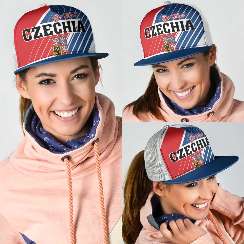 Hockey 2026 Czech Republic Mesh Trucker Cap Team Czechia Go Champions