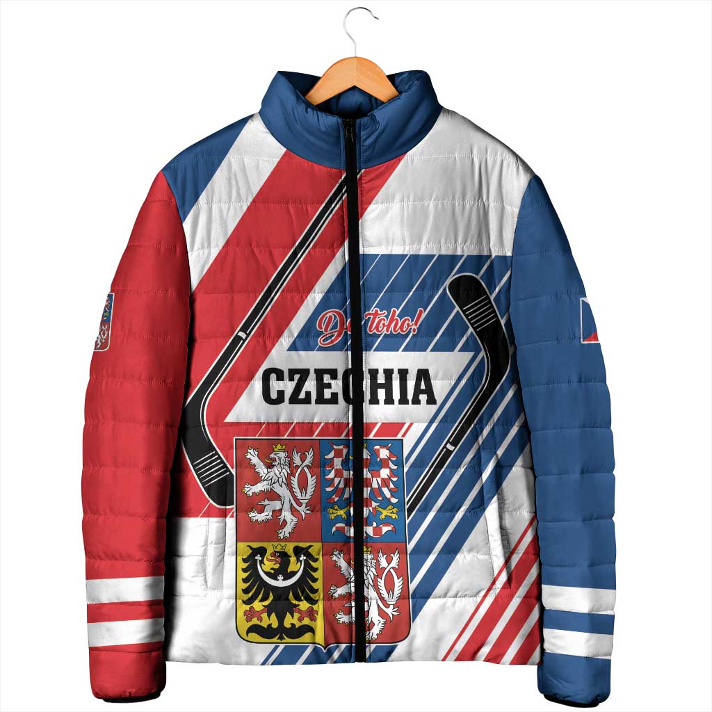 Custom Hockey 2026 Czech Republic Padded Jacket Team Czechia Go Champions - Wonder Print Shop
